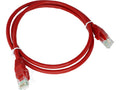 Patchcord U/UTP kat.6 PVC 1.0m czerwony ALANTEC