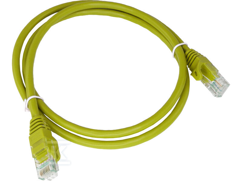 Patchcord U/UTP kat.6 PVC 5.0m żółty ALANTEC