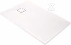 Brodzik granitowy prostokątny 100x90 cm Correo, alabaster