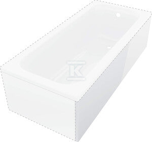 Obudowa do wanny Prizma, długi bok, 160 cm (wys. 50 cm)