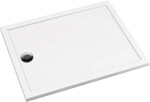 Brodzik akrylowy półokrągły Funkia 80 cm, biały