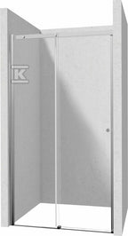 Drzwi prysznicowe 110 cm - przesuwne Kerria Plus, chrom