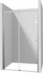 Drzwi prysznicowe 150 cm - przesuwne Kerria Plus, chrom