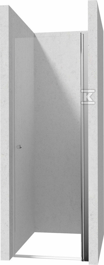 Drzwi prysznicowe 90 cm - wahadłowe Kerria Plus, chrom
