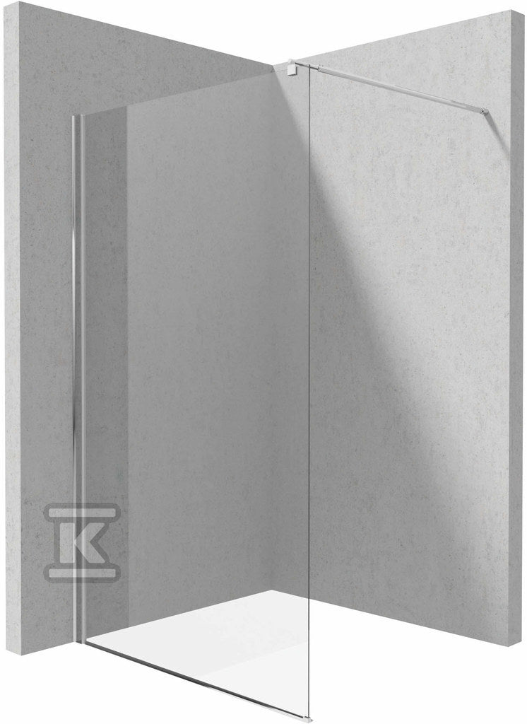 Ścianka prysznicowa / walk-in systemu Kerria Plus - 140 cm Kerria Plus, chrom