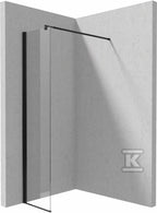 Ścianka prysznicowa / walk-in systemu Kerria Plus - 40 cm Kerria Plus, nero