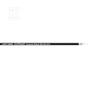Przewód koncentryczny Coaxial - RG-174 A/U, PVC, ekran,