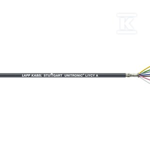 Przewód do transmisji danych A/C UNITRONIC® LiYCY A 8X24AWG/7, Giętki, PVC, ekran,