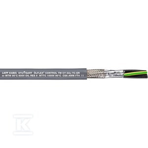 Przewód sterowniczy ÖLFLEX® CONTROL TM CY 3G2.5 14/3C, 0,6/1 kV, Giętki, ekran, odporny na UV,