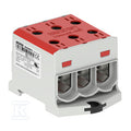 Złączka OTL95-3 czerwony 3xAl/Cu 6-95mm2 1000V AC/1500V DC, zacisk uniwersalny