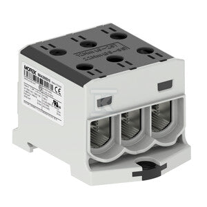 Złączka OTL95-3 czarny 3xAl/Cu 6-95mm2 1000V AC/1500V DC, zacisk uniwersalny