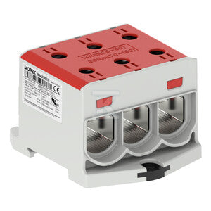 Złączka OTL150-3 czerwony 3xAl/Cu 25-150mm2 1000V AC/1500V DC, zacisk uniwersalny
