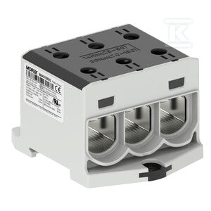 Złączka OTL150-3 czarny 3xAl/Cu 25-150mm2 1000V AC/1500V DC, zacisk uniwersalny