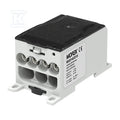 Blok dystrybucyjny rozdzielczy OJL400AS czarny we: 1xAl/Cu240 wy: 4x35/3x50mm2 1000VAC/DC z możliwością plombowania
