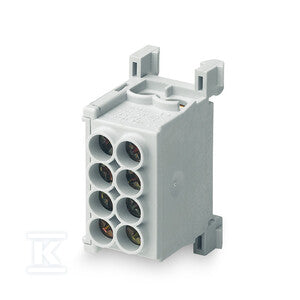 Blok rozgałęźny MAG25-2 szary, 4x25mm2 1000V/1500V AC/DC, VDE