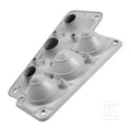 Przepust wielootworowy MC3/7 IP67 RAL 9005 kolor czarny, wersja UL94 V-0