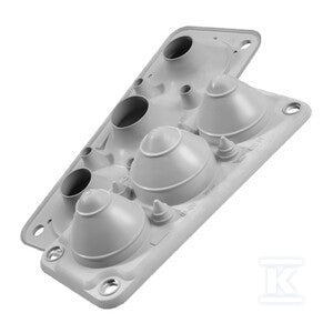 Przepust wielootworowy MC3/7 IP67 RAL 9005 kolor czarny, wersja UL94 V-0