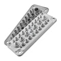 Przepust wielootworowy MC25/27 IP67RAL 7035 kolor szary, wersja UL94 V-0