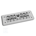 Przepust wielootworowy MH24 F17-3 IP66 RAL 9005 czarny, wersja UL94 V-0