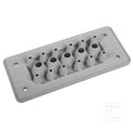 Przepust wielootworowy MH16 F17-1 IP66 RAL 9005 czarny, wersja UL94 V-0
