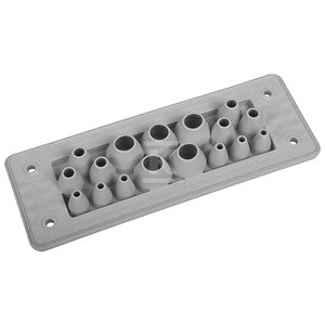 Przepust wielootworowy MH24 F17-2 IP66 RAL 9005 czarny, wersja UL94 V-0