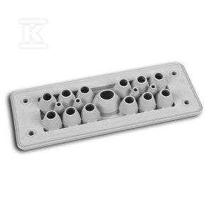 Przepust wielootworowy MH24 F17-3 IP66 RAL 7035 szary, wersja UL94 V-0