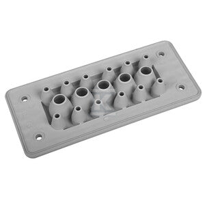 Przepust wielootworowy MH16 F17-1 IP66 RAL 7035 szary, wersja UL94 V-0