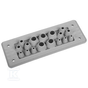 Przepust wielootworowy MH24 F17-2 IP66 RAL 7035 szary, wersja UL94 V-0
