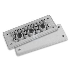 Przepust wielootworowy MH24 F22-1 IP66 RAL 9005 czarny, wersja UL94 V-0