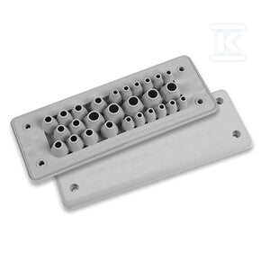 Przepust wielootworowy MH24 F27-1 IP66 RAL 7035 szary, wersja UL94 V-0