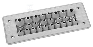 Przepust wielootworowy MH24 F30-3 IP66 RAL9005 czarny, wersja UL94 V-0