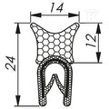 Uszczelka MCC 1,0-4,0 RAL 9005 czarny 1 x 50m, MCC011AB12