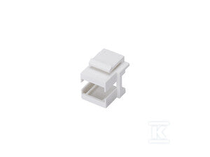 Adapter mocowania typu Keystone pod adapter SC simplex / LC duplex, kolor biały ALANTEC