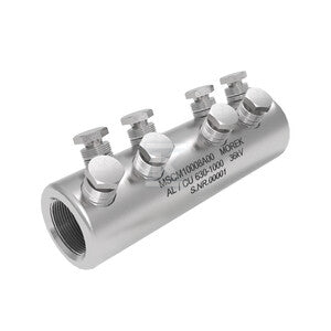 Złączka śrubowa MSCM1000 Al/Cu 630-1000mm2 36kV, 8x śruba aluminiowa zrywalna