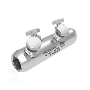 Złączka śrubowa MSCM300 Al/Cu 120-300mm2 36kV, 4x śruba aluminiowa zrywalna