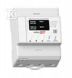Licznik energii SolarEdge z obsługą komunikacji Energy Net 1PH/3PH 230/400V, 65A