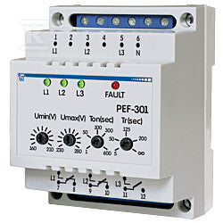 Uniwersalny automatyczny elektroniczny przełącznik faz PEF-301