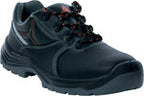 Półbuty ze skórzanego kruponu barwionego, podeszwa z dwuwarstwowego pu o zróżnicowanych gęstościach czarny 44