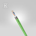 Przewód Ethernet ETHERLINE® PN CAT.6A FRNC FC: 48 V: ekran: bęben