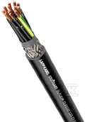 Przewód sterowniczy ÖLFLEX® CLASSIC 115 CY 4G4 BK: 300/500 V: Giętki: PVC: Eca: ekran: odporny na UV, bęben