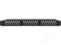 Patch panel 1U/19 cali STP ekranowany 24 porty kat. 5E złącza LSA półka montażowa Q-LANTEC