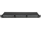 Patch panel STP kat.6A 24 porty LSA 1U