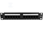 Patch panel UTP 12 portów LSA 10" 1U