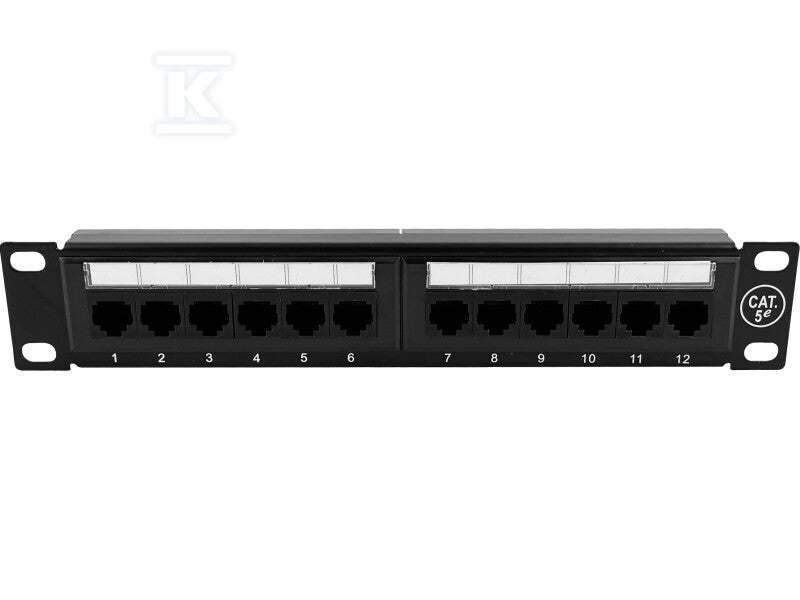 Patch panel UTP 12 portów LSA 10" 1U