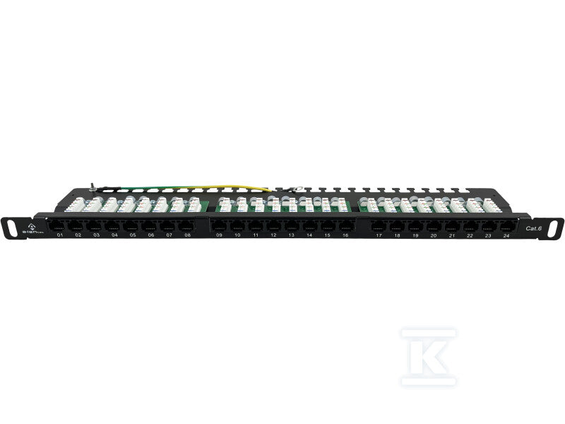 Patch panel OPTIMUM UTP kat.6 24 porty LSA 0.5U