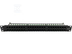 Patch panel OPTIMUM UTP kat.6 48 portów LSA 1U