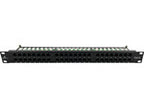 Patch panel OPTIMUM UTP kat.5e 48 portów LSA 1U
