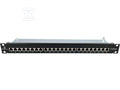 Patch panel STP kat.6A 24 porty LSA 1U