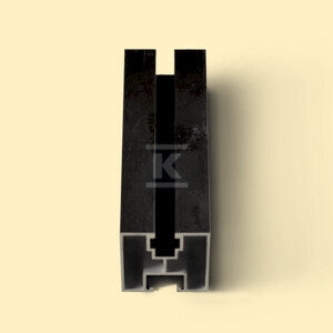 Profil aluminiowy M1.01243 6060 T6 L6650 anoda czarna