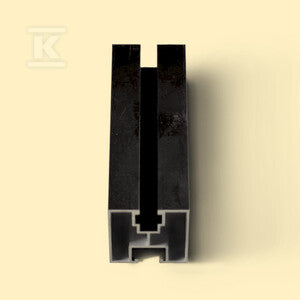 Profil aluminiowy M1.01243 6060 T6 L4430 anoda czarna